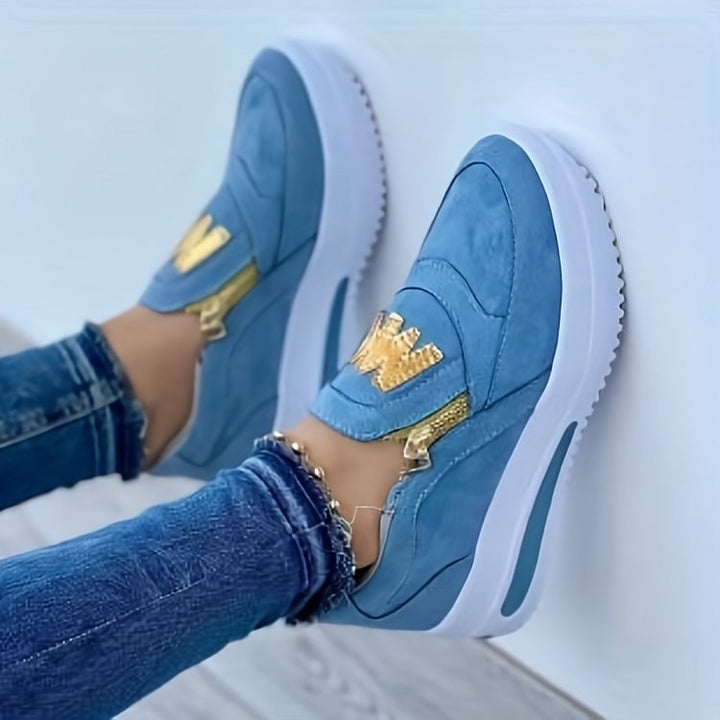 Women’s Canvas Platform Wedge Sneakers