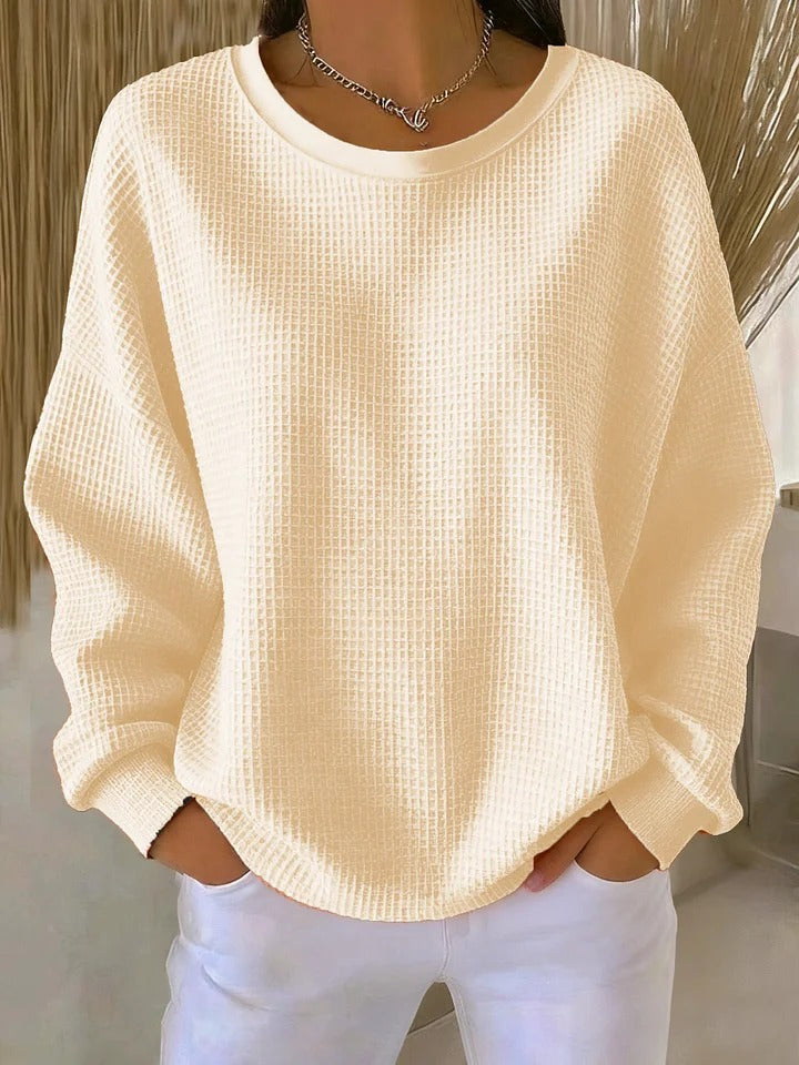 Women's Wool-Mix Long Sleeve Knit Sweater