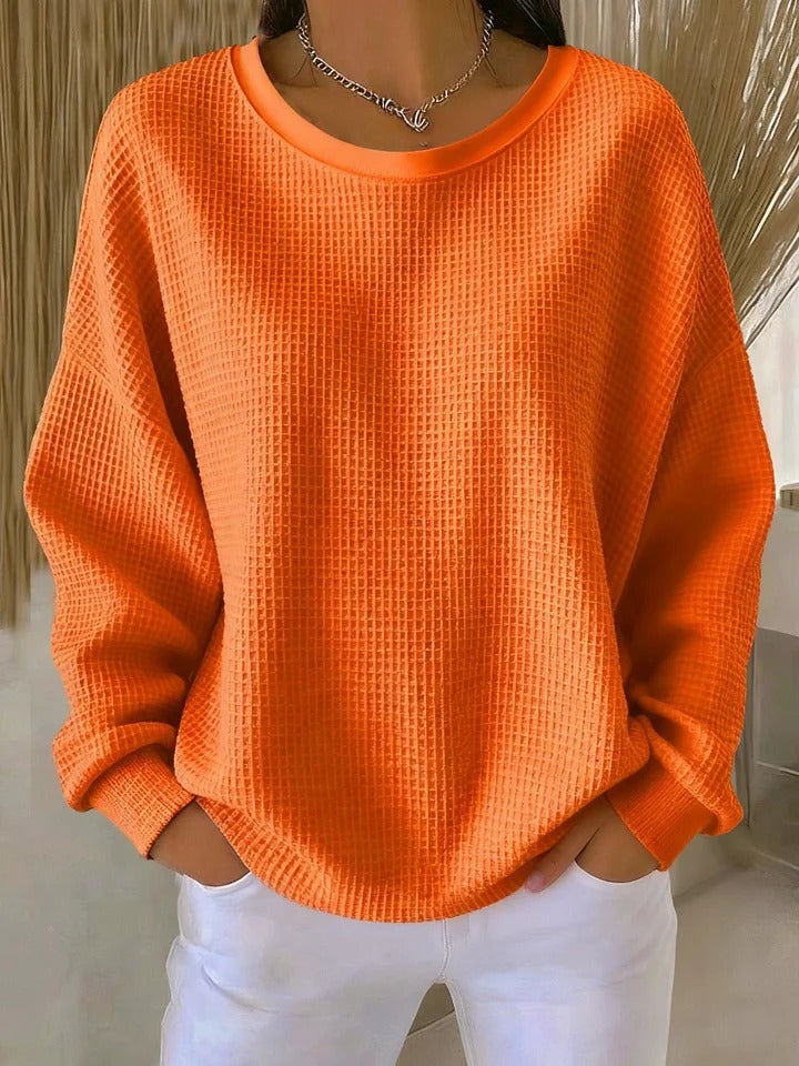 Women's Wool-Mix Long Sleeve Knit Sweater