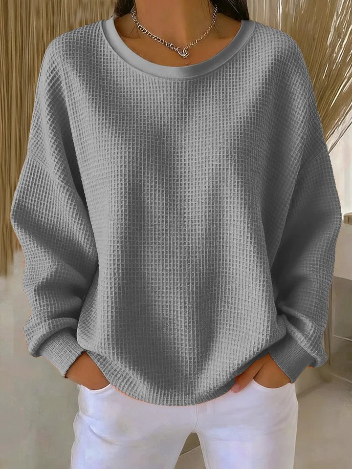 Women's Wool-Mix Long Sleeve Knit Sweater