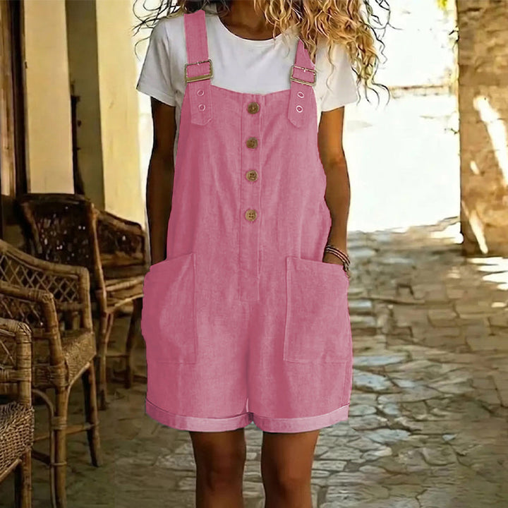 Women's Denim Shorts Romper Overalls Dungarees
