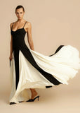 Women's Paloma Silk Evening Maxi Gown High Waist Long Dress