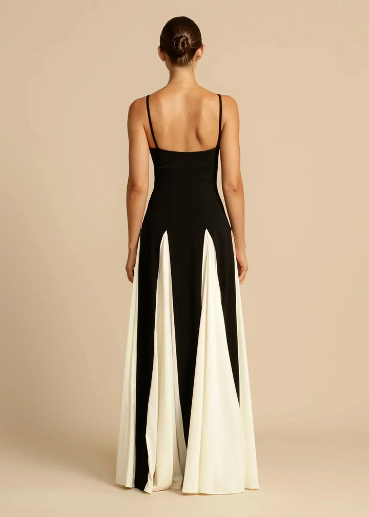 Women's Paloma Silk Evening Maxi Gown High Waist Long Dress