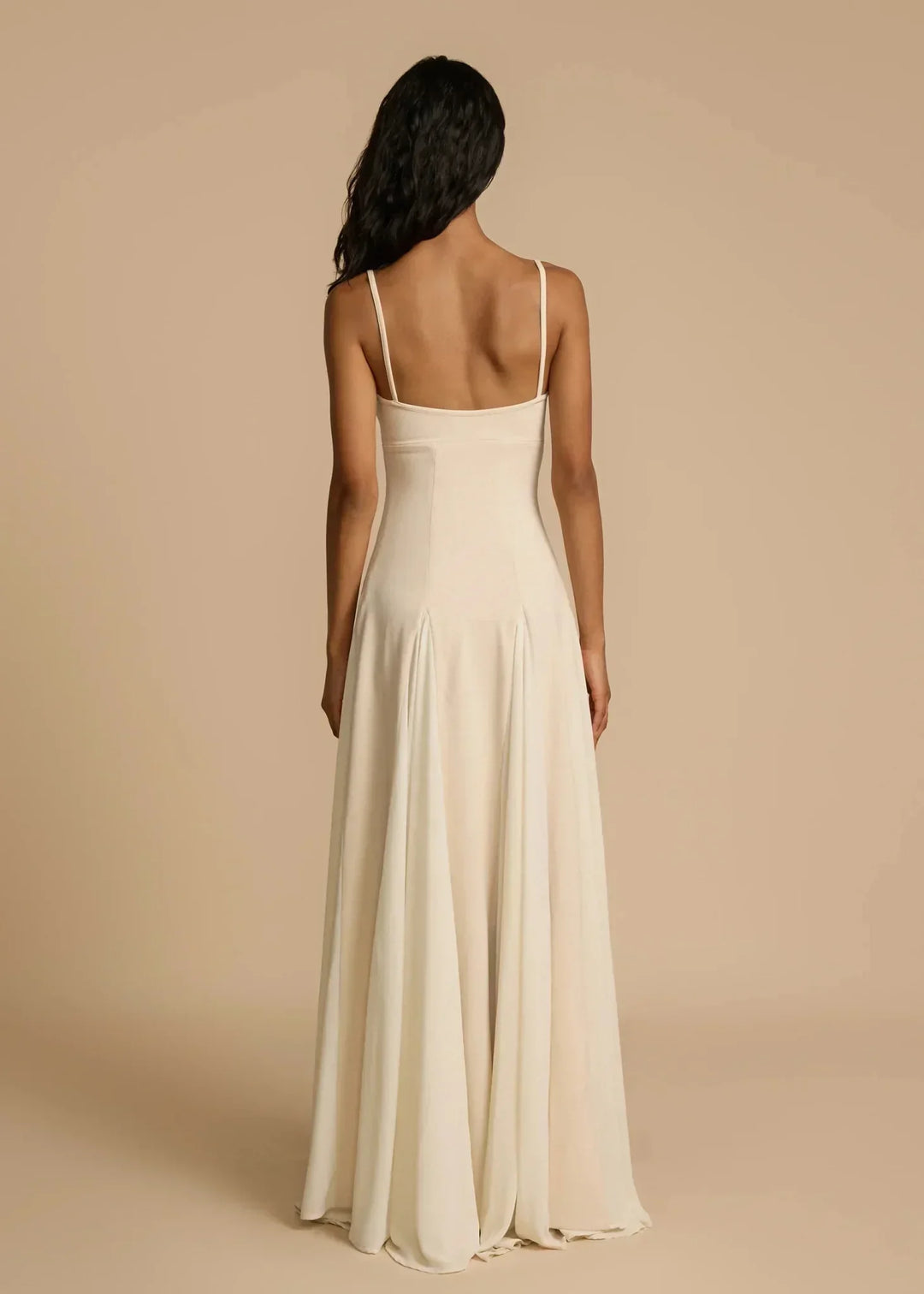 Women's Paloma Silk Evening Maxi Gown High Waist Long Dress