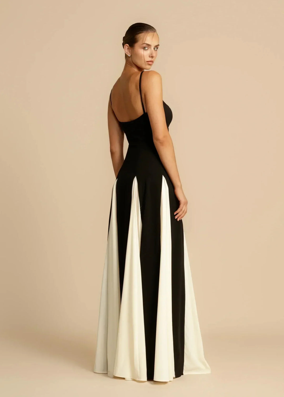 Women's Paloma Silk Evening Maxi Gown High Waist Long Dress