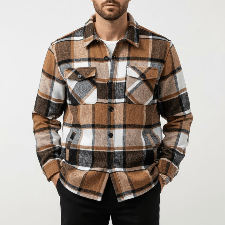 Ανδρικό φανελένιο πουκάμισο, overshirt-shacket και φλις μπουφάν