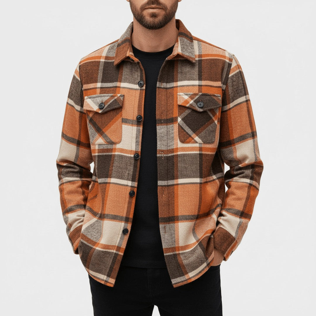 Ανδρικό φανελένιο πουκάμισο, overshirt-shacket και φλις μπουφάν