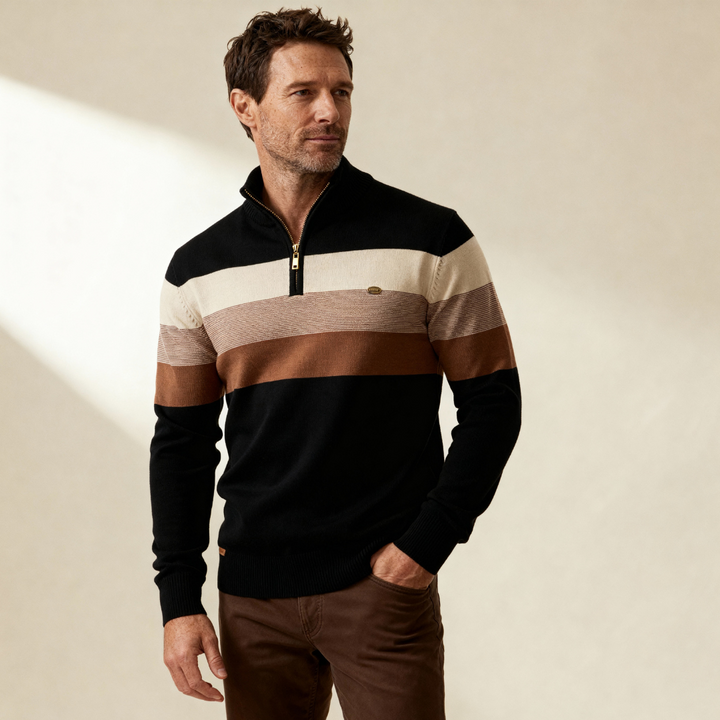 Men’s Merino Wool Quarter-Zip Sweater