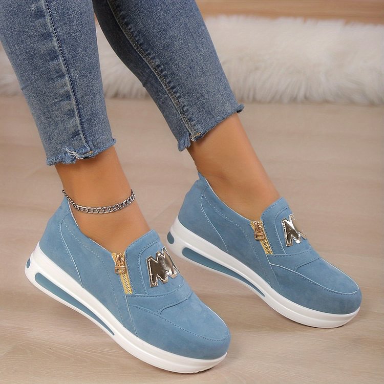 Women’s Canvas Platform Wedge Sneakers