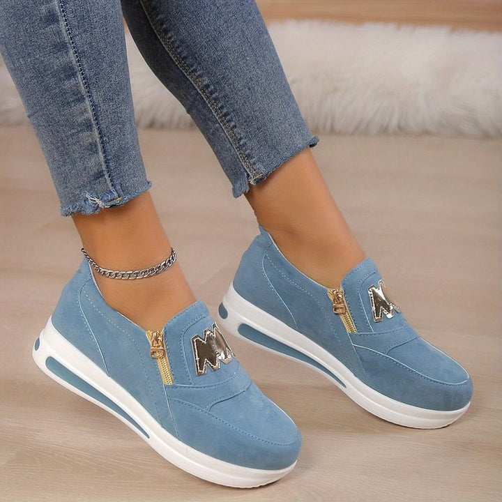 Women’s Canvas Platform Wedge Sneakers