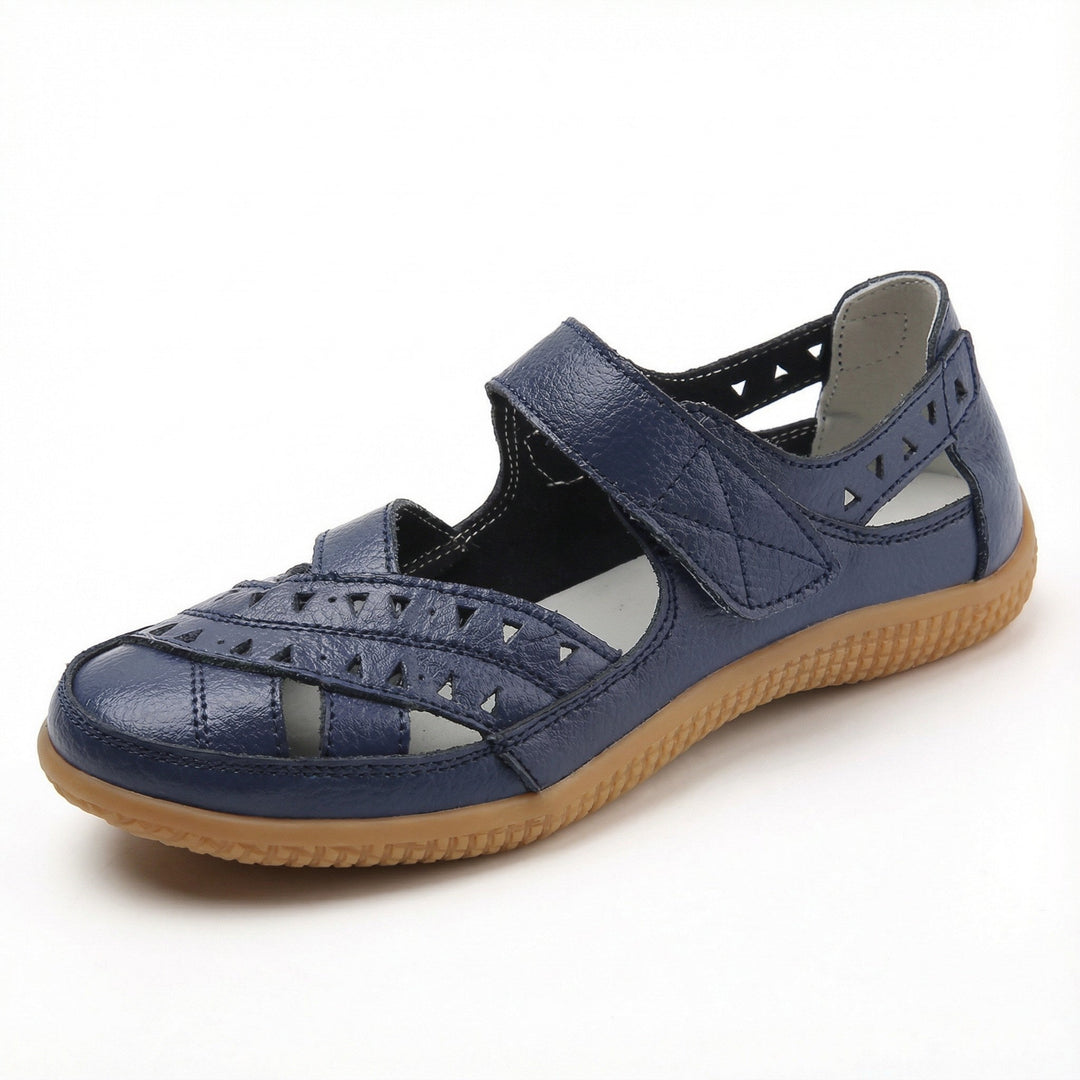 Women's Leather Sandals Orthopedic Walking Shoes Summer Sandals