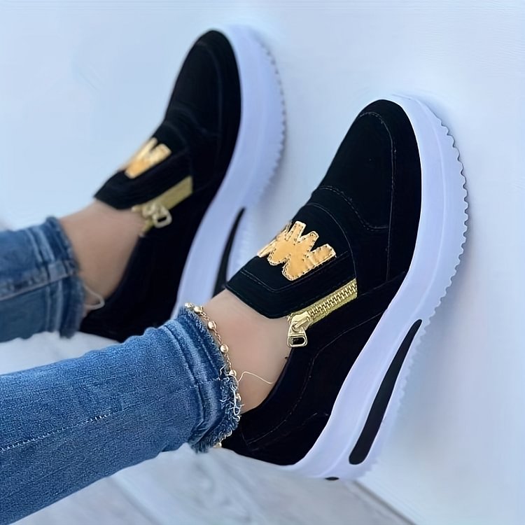 Women’s Canvas Platform Wedge Sneakers