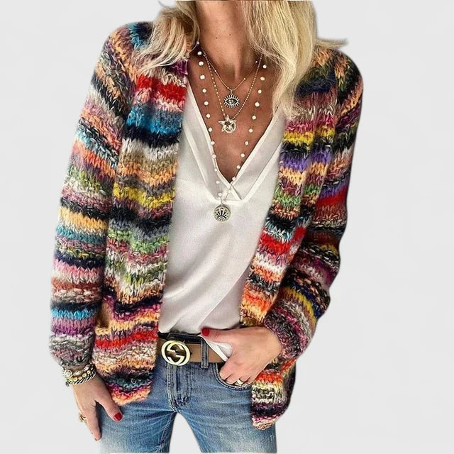 Women's Knit Cardigan Long Sleeve Sweater