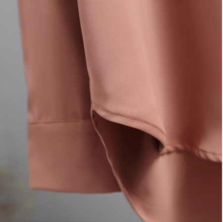 Women's Silk Blouse Long Sleeve Smart Office Shirt