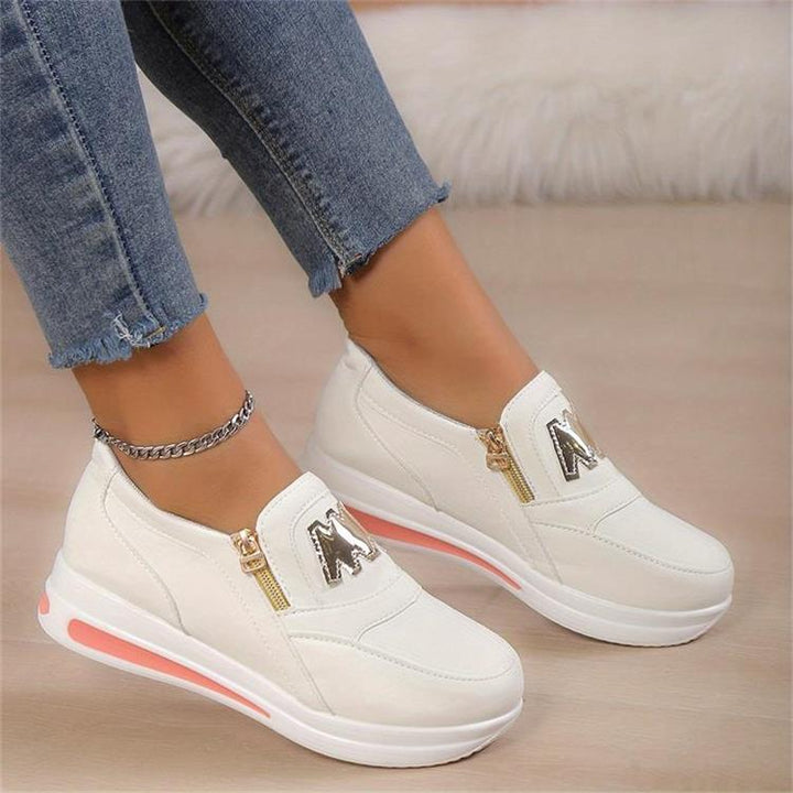 Women’s Canvas Platform Wedge Sneakers