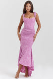 Women's Lace Formal Evening Maxi Dress