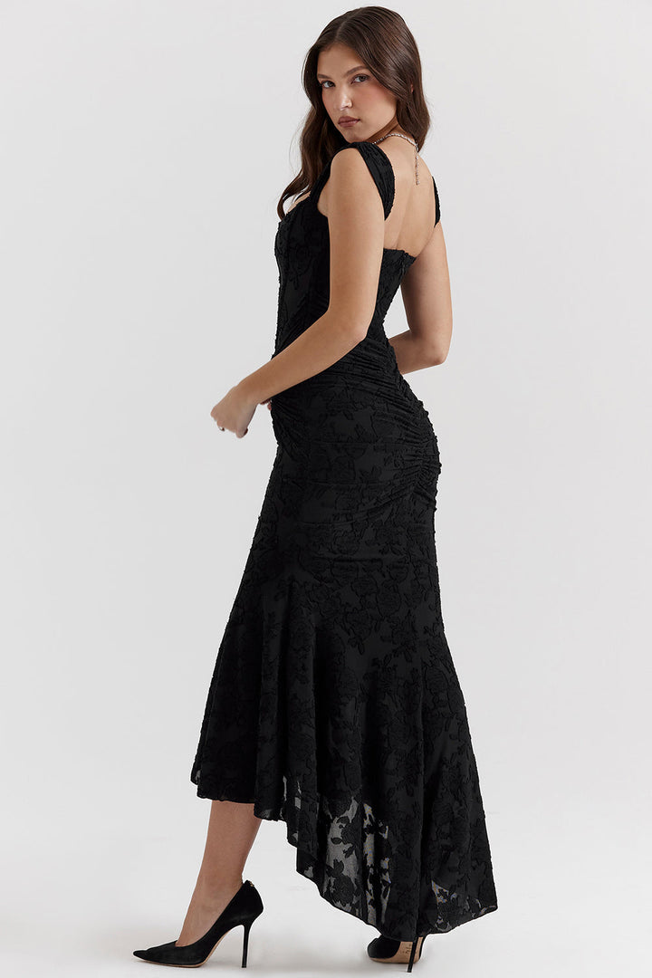 Women's Lace Formal Evening Maxi Dress