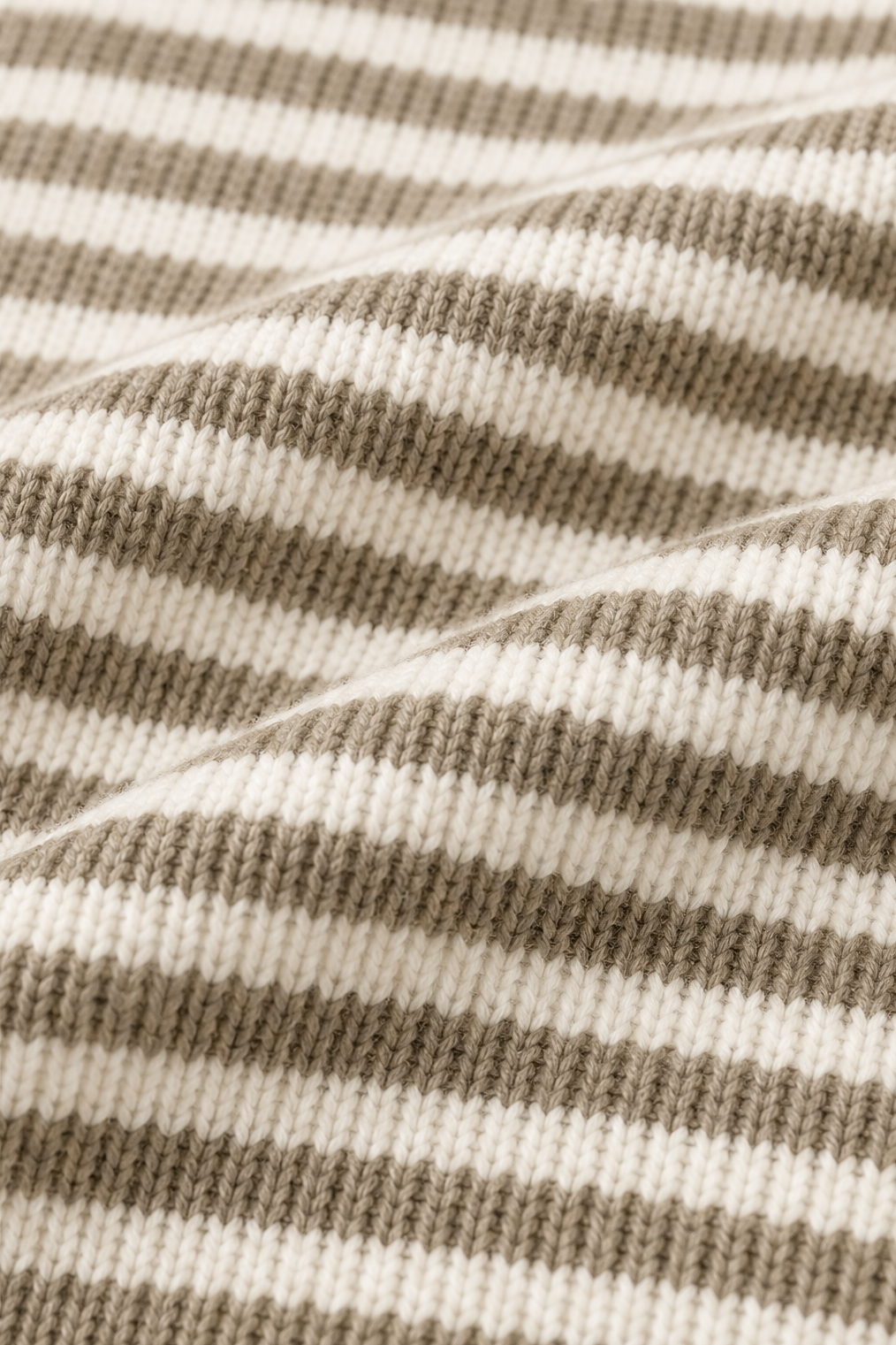 Women's Knit Striped Collared Cardigan Sweater Jacket