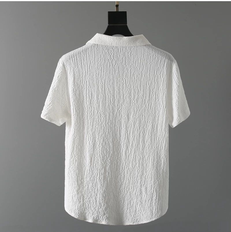 Men's Linen Blend Short Sleeve Button Up And Pants Two Piece Set