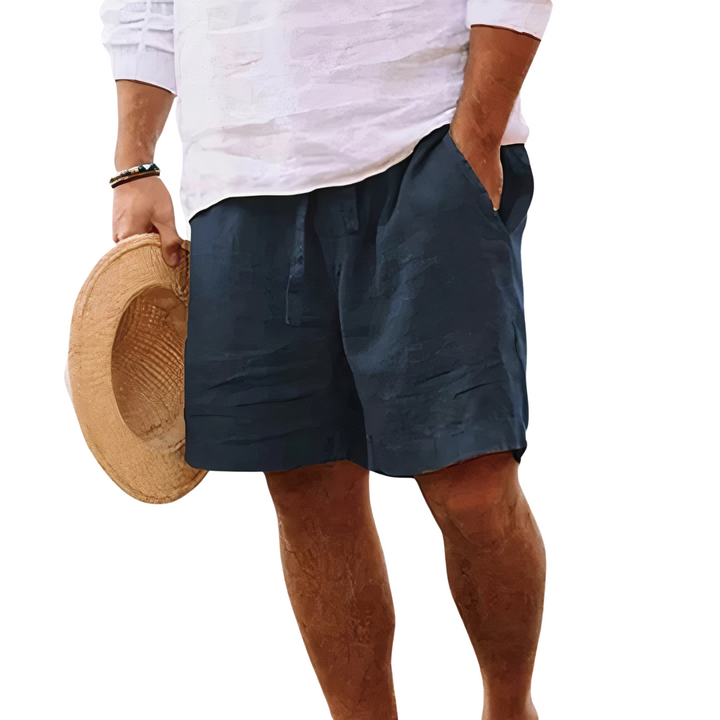 Men's Summer Cotton Linen Shorts