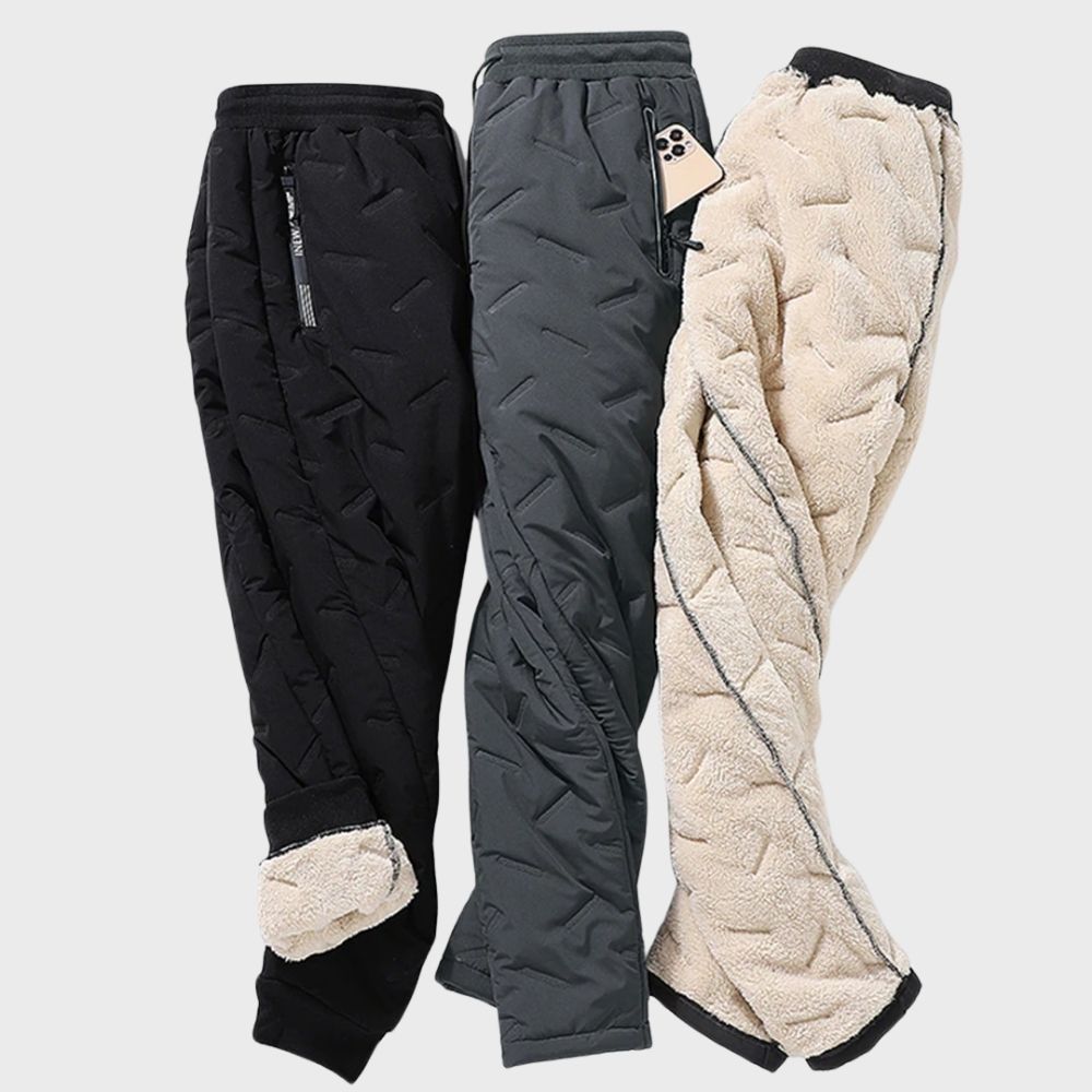 Men's Fleece Lined Joggers Track Pants