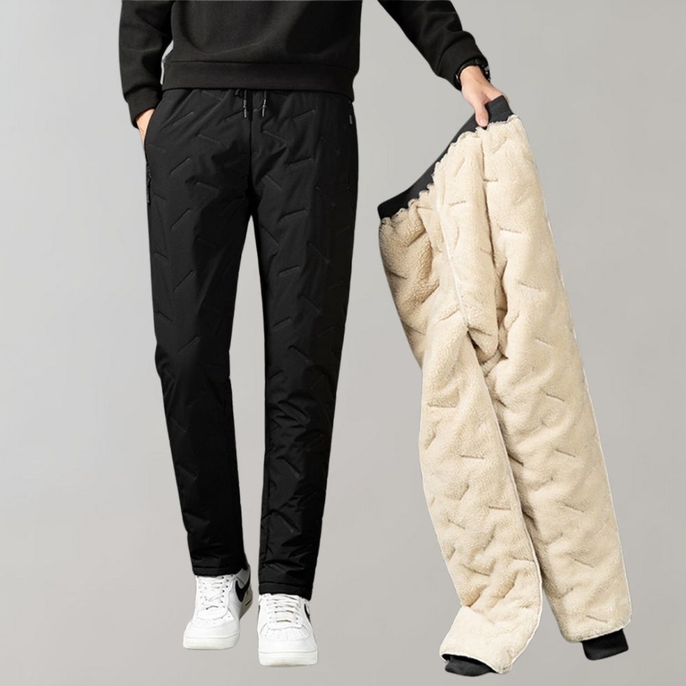 Men's Fleece Lined Joggers Track Pants