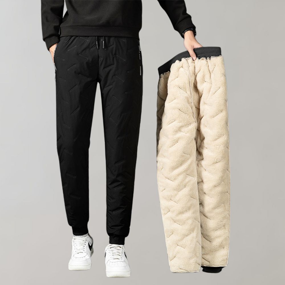 Men's Fleece Lined Joggers Track Pants