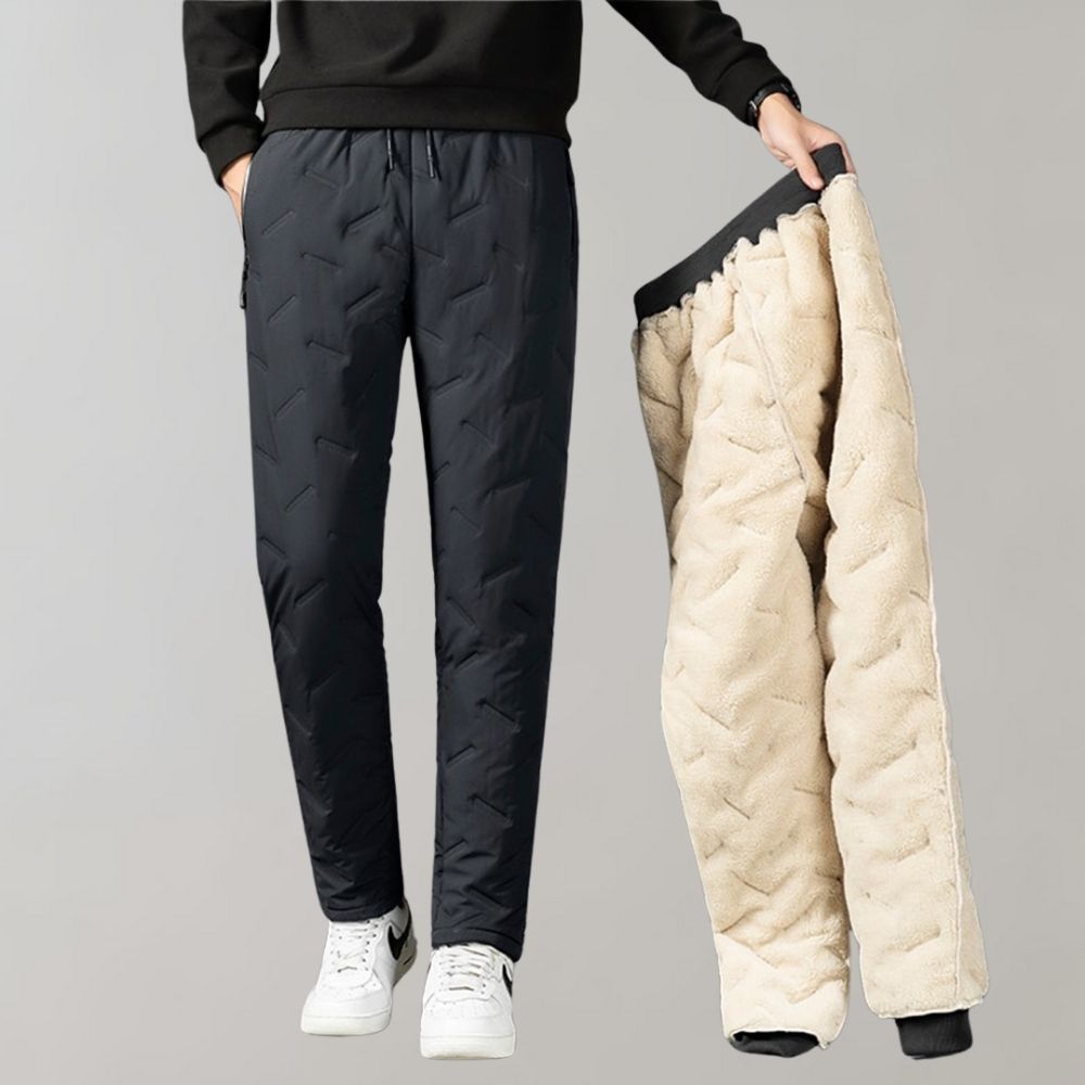 Men's Fleece Lined Joggers Track Pants