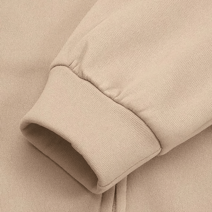 Women’s Oversized Fleece Hooded Zip-Up Jacket