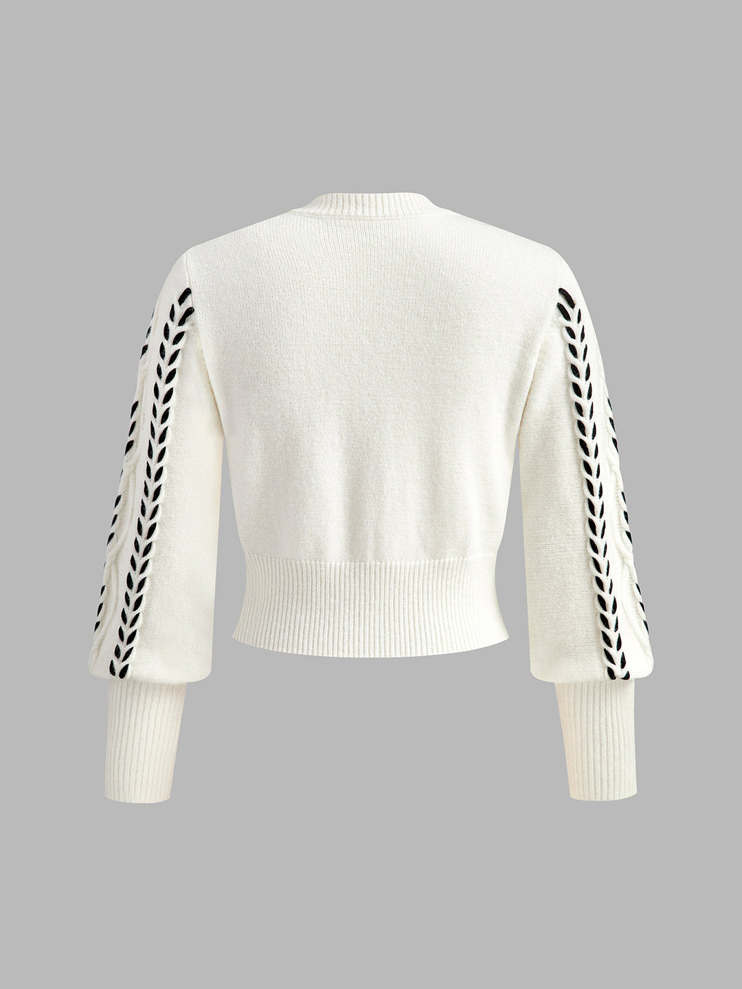 Women's Wool Knit Sweater Long Sleeve Crewneck Pullover Top