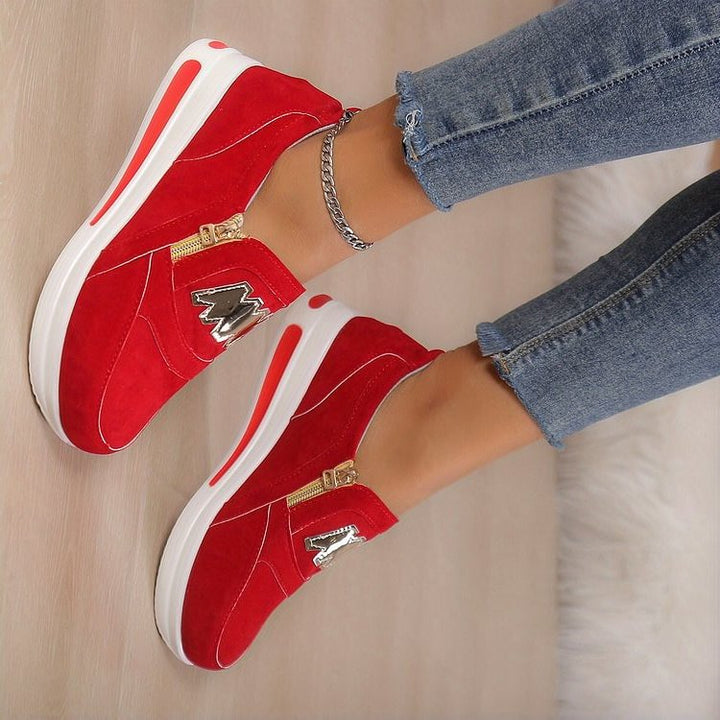 Women’s Canvas Platform Wedge Sneakers