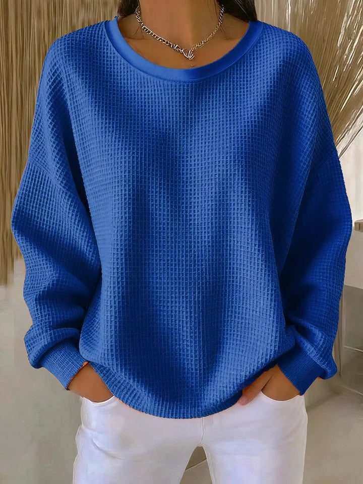 Women's Wool-Mix Long Sleeve Knit Sweater