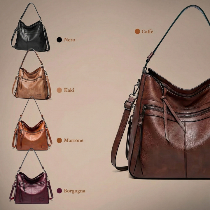 Women's Leather Satchel Handbag