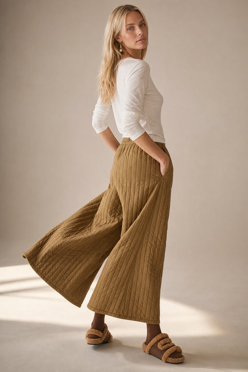 Women's Wide Leg Trousers Loose Relaxed Fit Pants