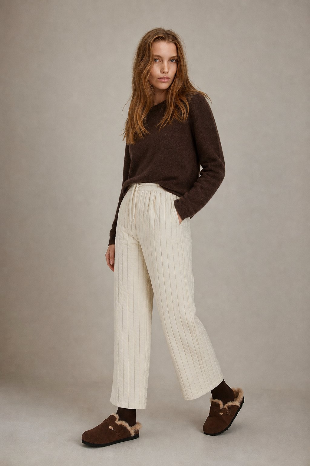 Women's Wide Leg Trousers Loose Relaxed Fit Pants