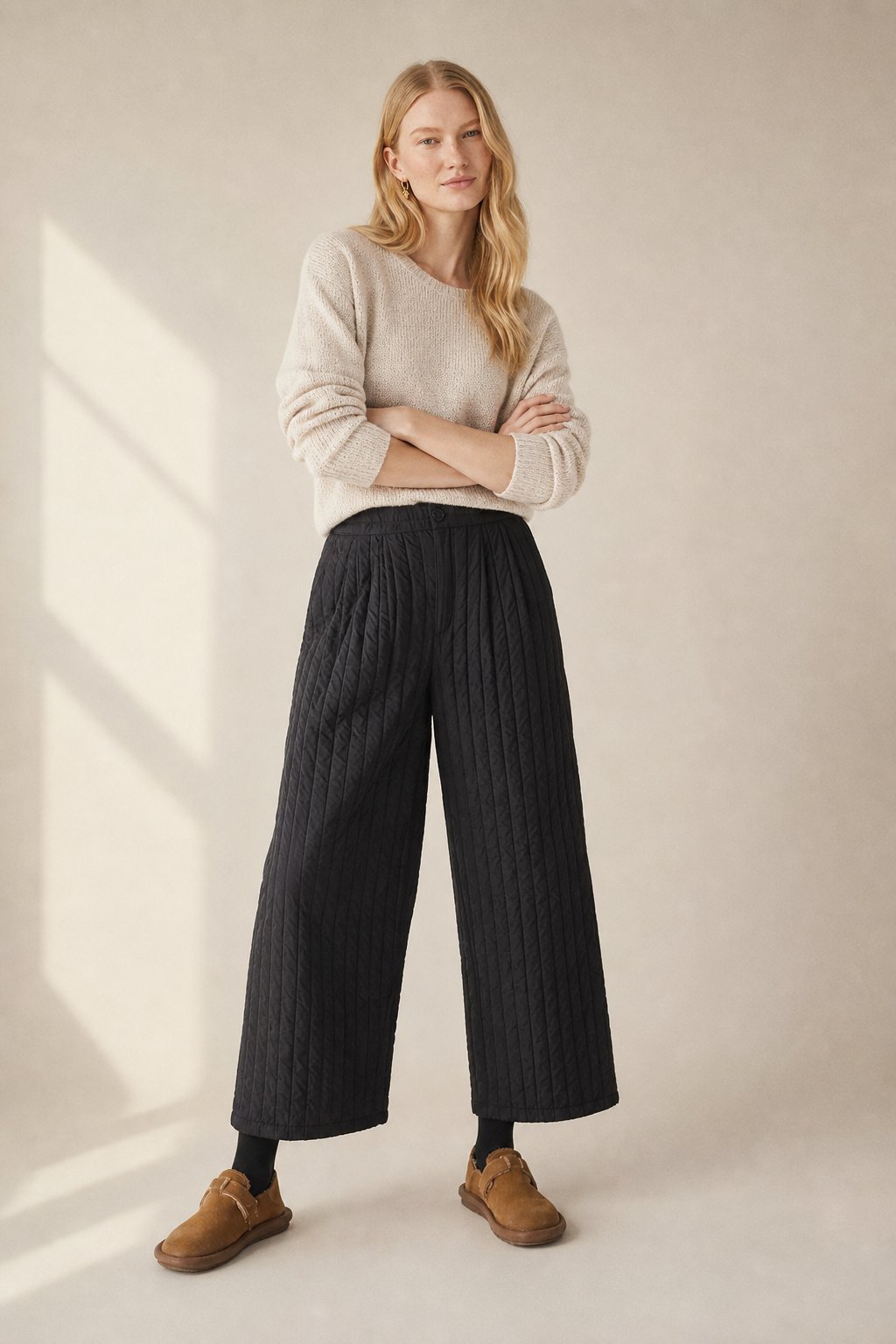 Women's Wide Leg Trousers Loose Relaxed Fit Pants