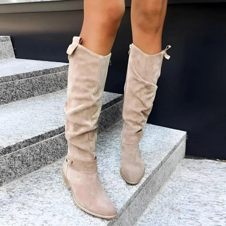 Women's Knee High Suede Boots