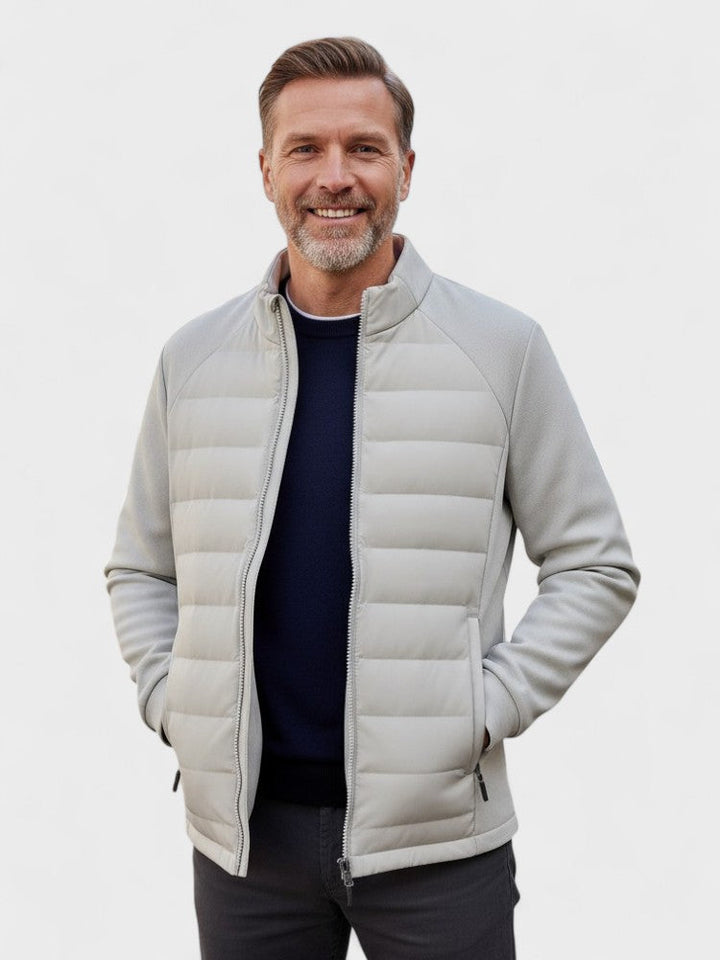 Men’s Hooded Nylon Down-Filled Puffer Jacket