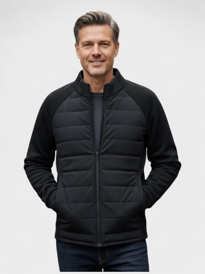 Men’s Hooded Nylon Down-Filled Puffer Jacket