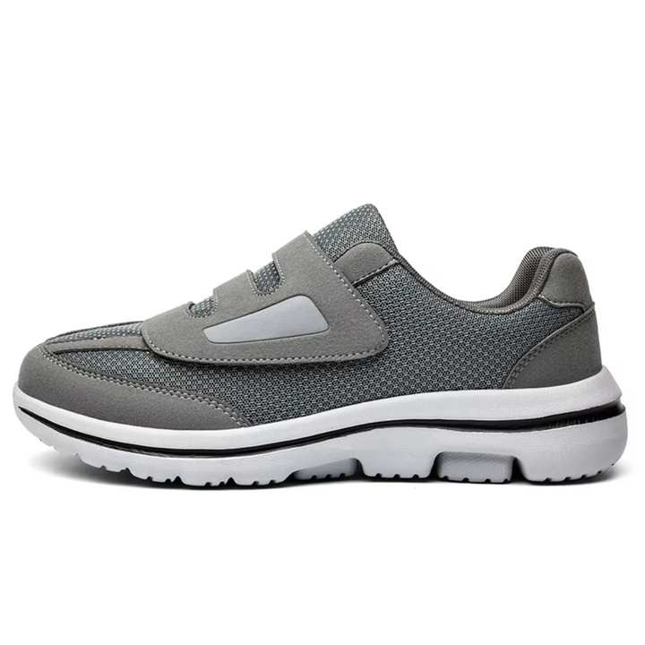 Men's Knit Orthopedic Walking Shoes Wide Fit Adjustable Mesh Trainers