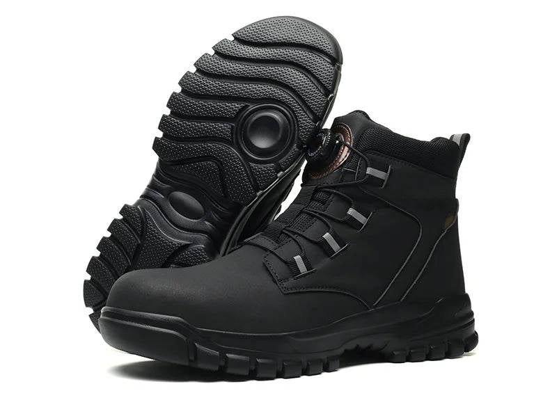 Men's Safety Boots Waterproof Leather Work Shoes