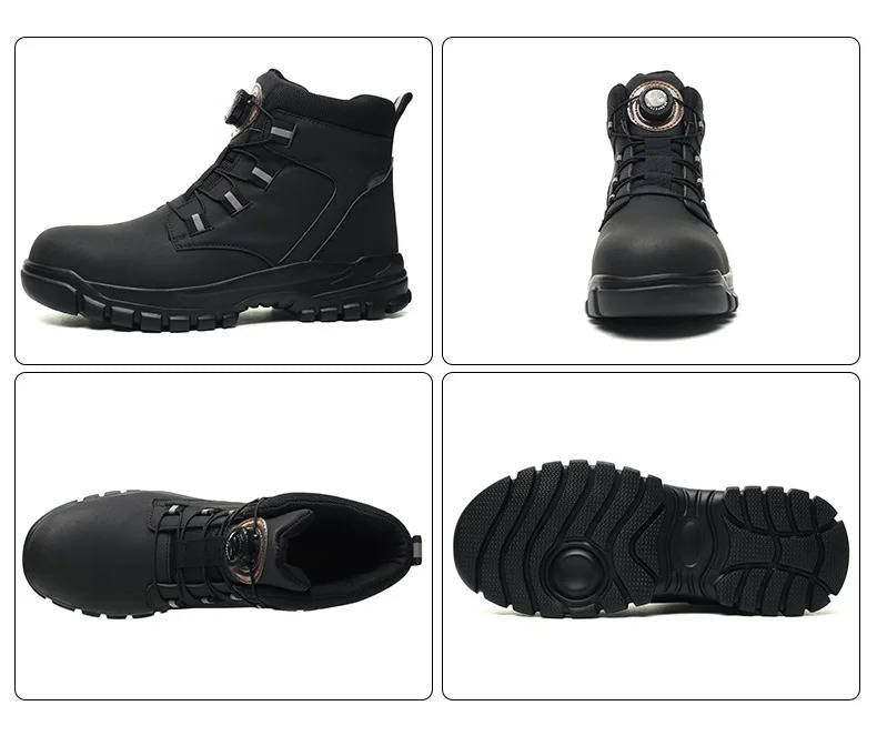 Men's Safety Boots Waterproof Leather Work Shoes
