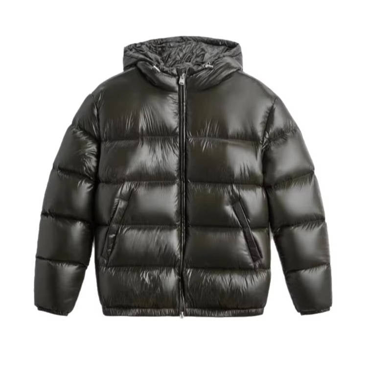 Men's Hooded Puffer Jacket Water Resistant Outerwear