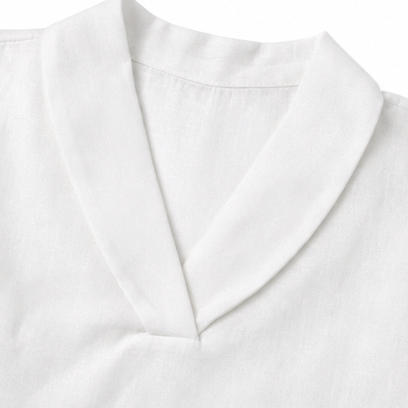 Women's Linen Blouse V Neck Short Sleeve Casual Shirt Tunics Top