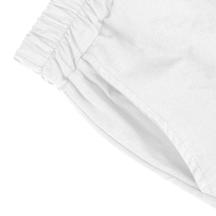 Women's Linen High Waist Elastic Casual Wide Leg Shorts