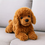 Teddy Dog Plush Toy Soft Fleece Poodle Stuffed Animal Puppy