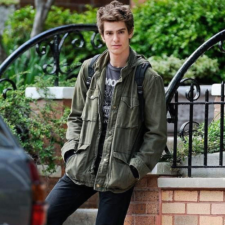 Men's Heavyweight Canvas Field Jacket Military Utility Coat