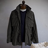 Men's Heavyweight Canvas Field Jacket Military Utility Coat