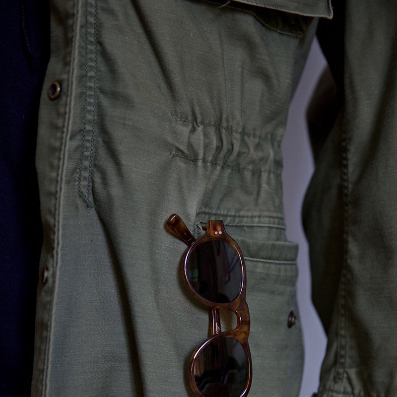 Men's Heavyweight Canvas Field Jacket Military Utility Coat