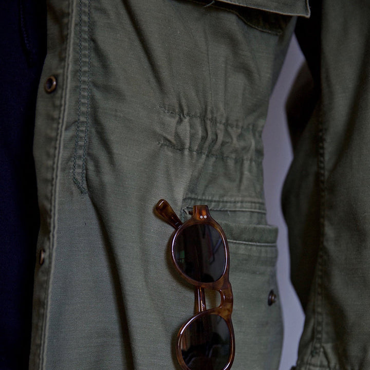 Men's Heavyweight Canvas Field Jacket Military Utility Coat